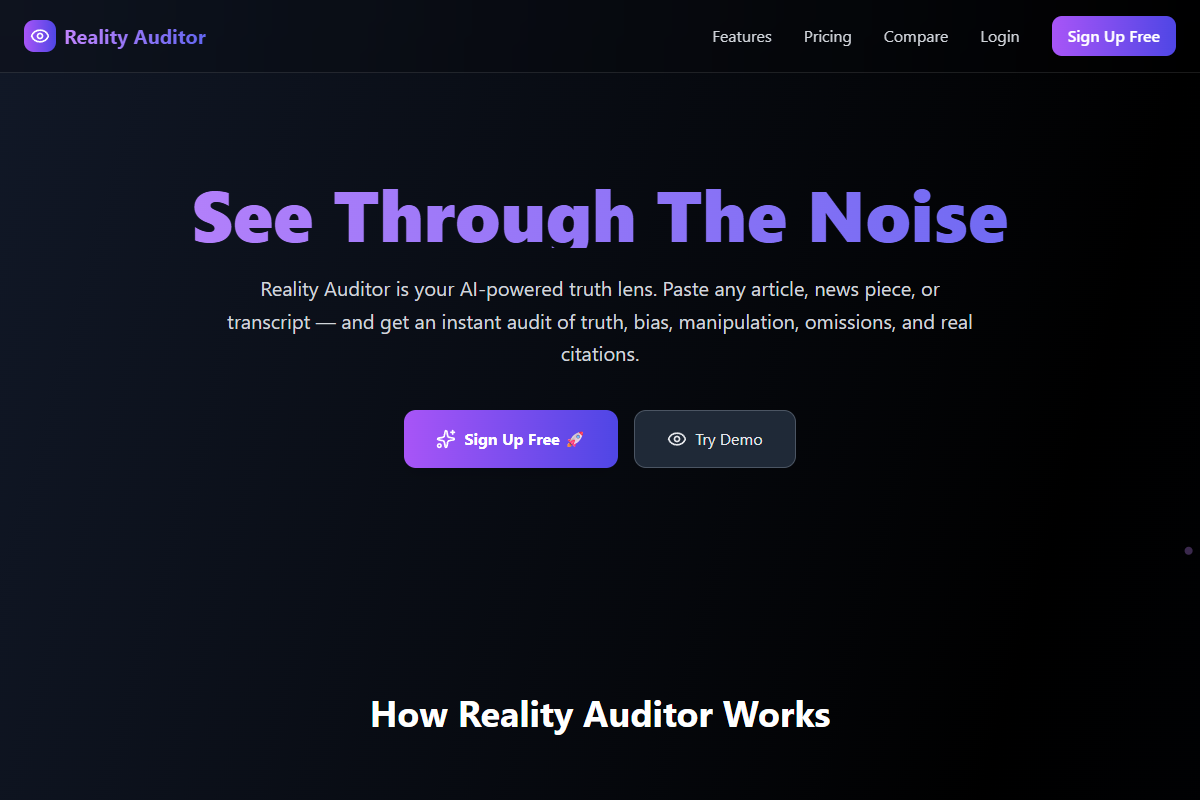 Reality Auditor